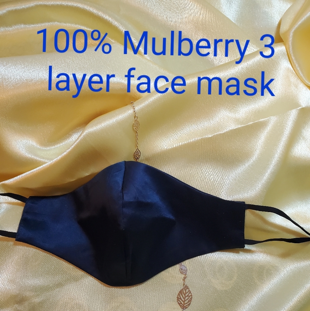 100% Mulberry silk Mask